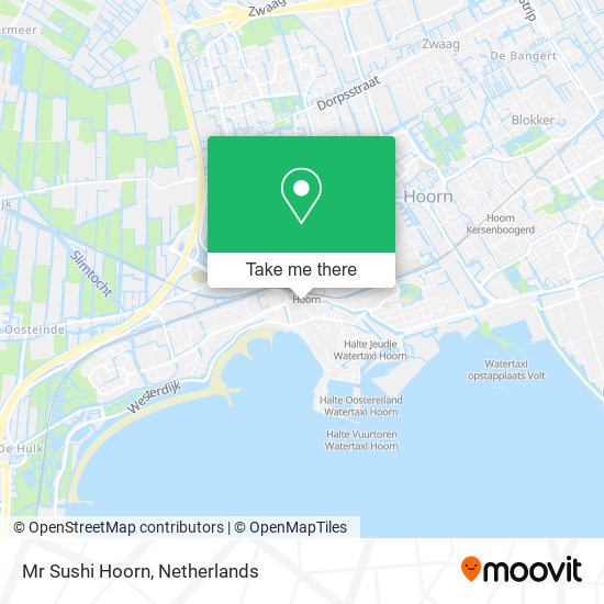 Mr Sushi Hoorn map