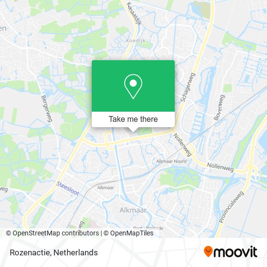 Rozenactie map