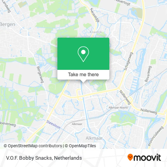 V.O.F. Bobby Snacks map