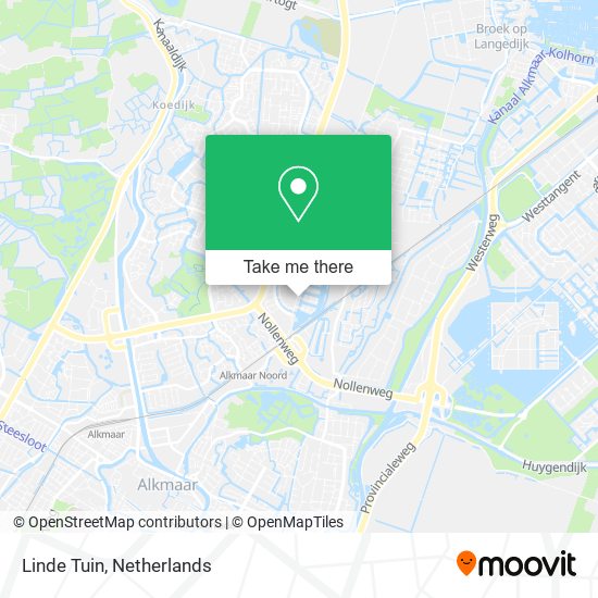 Linde Tuin map