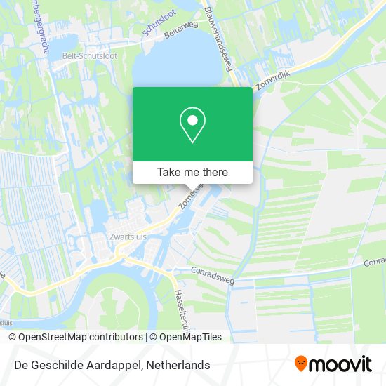 De Geschilde Aardappel map