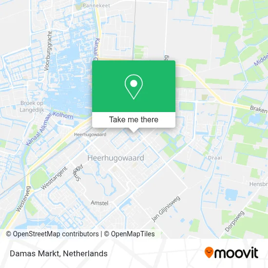 Damas Markt map