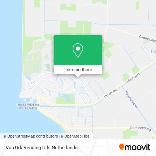Van Urk Vending Urk map