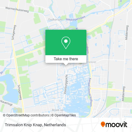 Trimsalon Knip Knap map