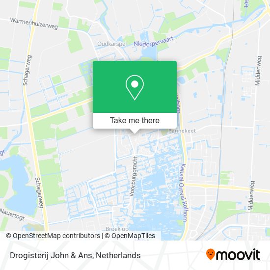 Drogisterij John & Ans map