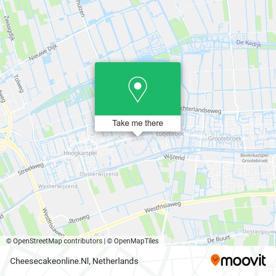 Cheesecakeonline.Nl map