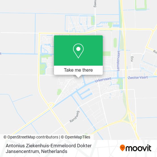 Antonius Ziekenhuis-Emmeloord Dokter Jansencentrum map