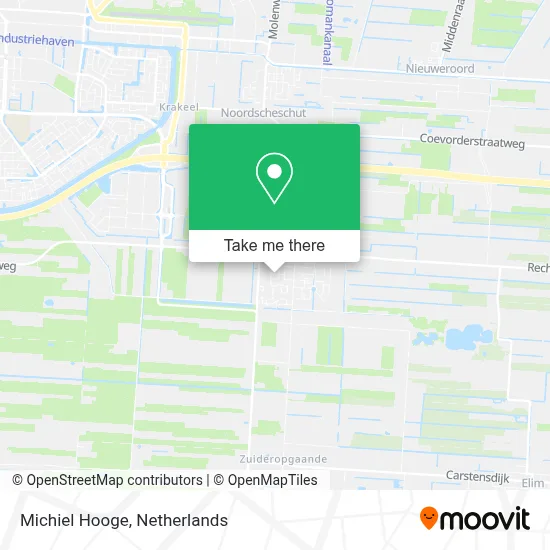 Michiel Hooge map