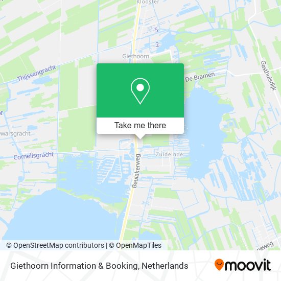 Giethoorn Information & Booking Karte