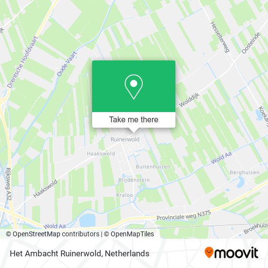 Het Ambacht Ruinerwold map