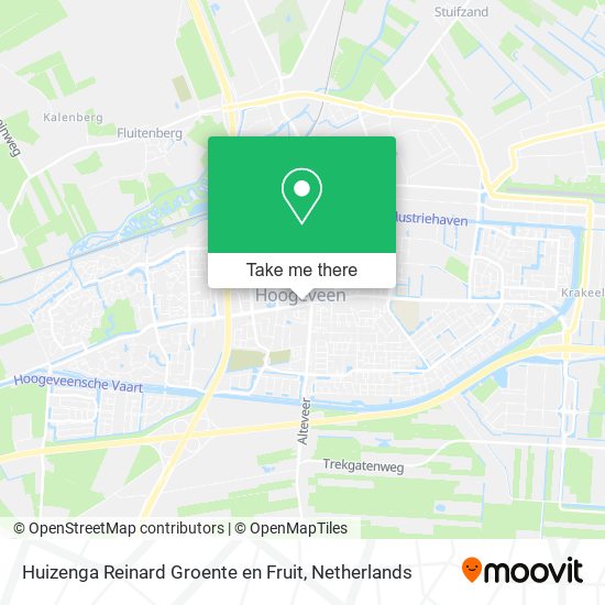 Huizenga Reinard Groente en Fruit map