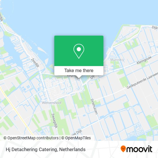 Hj Detachering Catering map