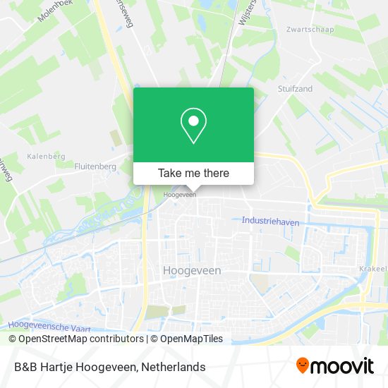 B&B Hartje Hoogeveen map