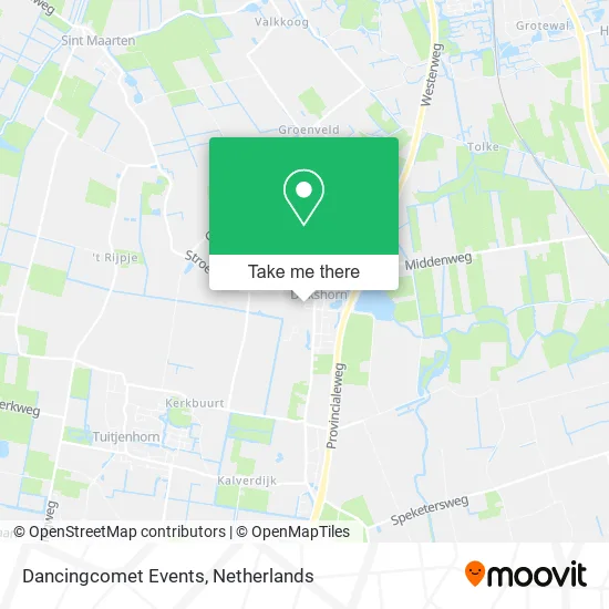 Dancingcomet Events map