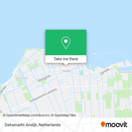 Dekamarkt Andijk map
