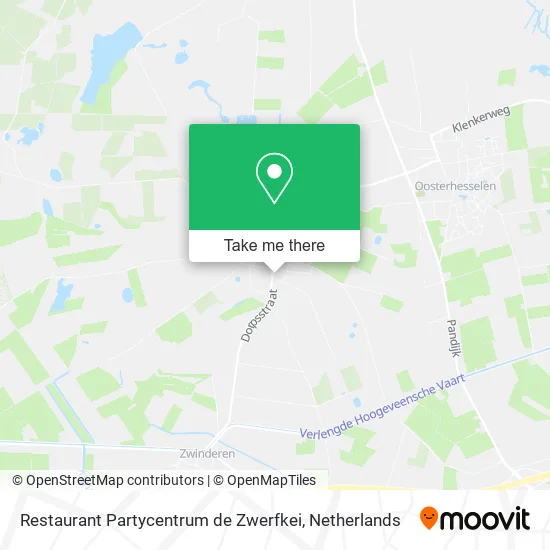 Restaurant Partycentrum de Zwerfkei map