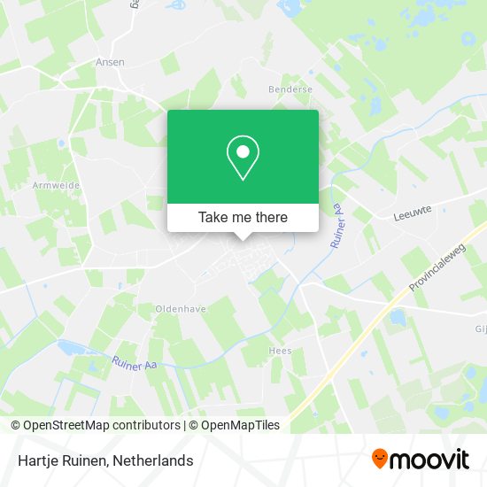 Hartje Ruinen map