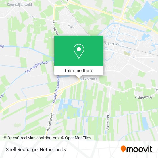 Shell Recharge map