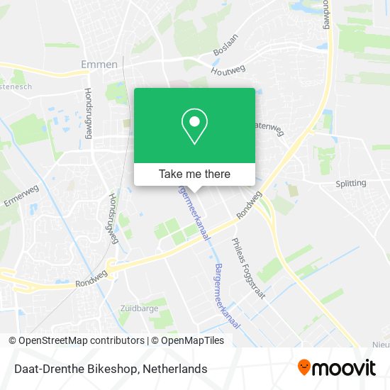 Daat-Drenthe Bikeshop Karte