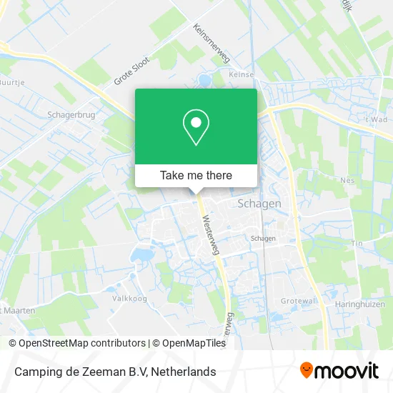 Camping de Zeeman B.V map