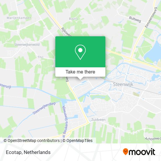 Ecotap map