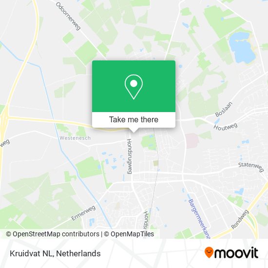 Kruidvat NL map