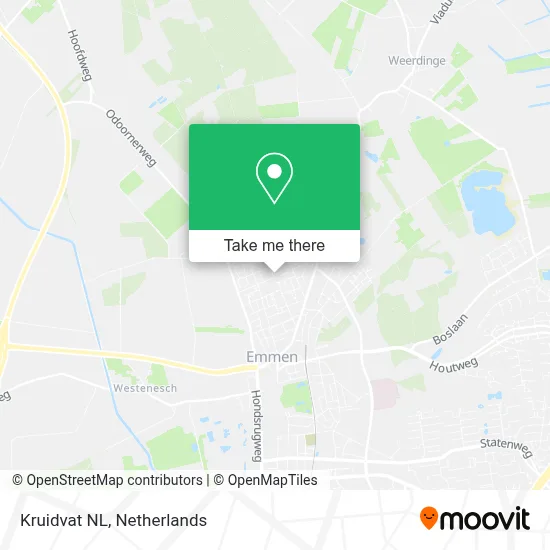 Kruidvat NL map