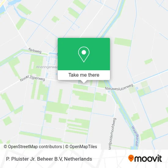 P. Pluister Jr. Beheer B.V map