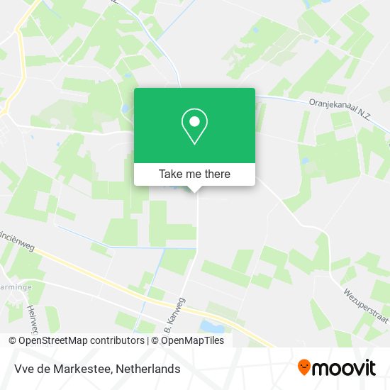 Vve de Markestee map