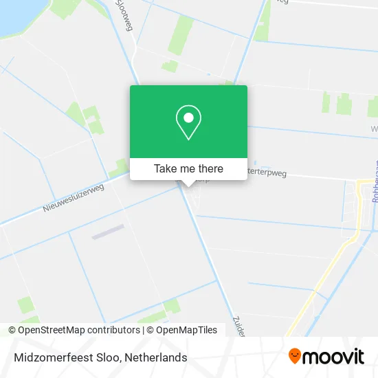 Midzomerfeest Sloo map