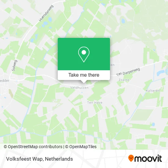 Volksfeest Wap map