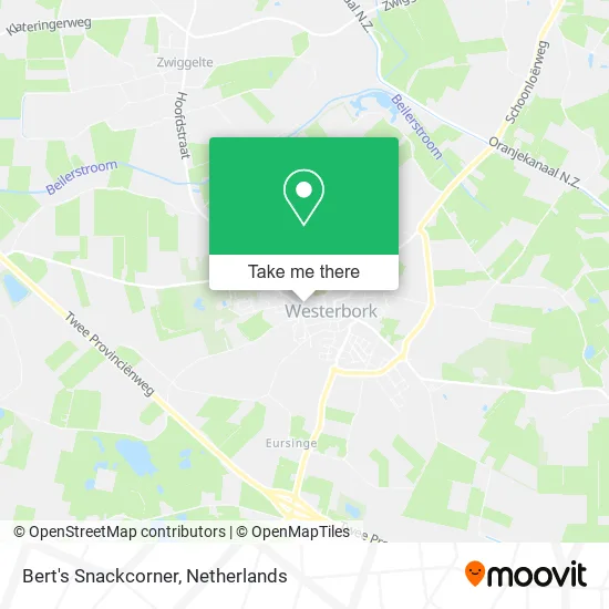 Bert's Snackcorner map