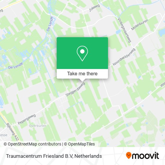 Traumacentrum Friesland B.V map