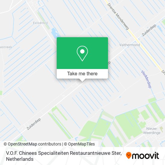 V.O.F. Chinees Specialiteiten Restaurantnieuwe Ster Karte