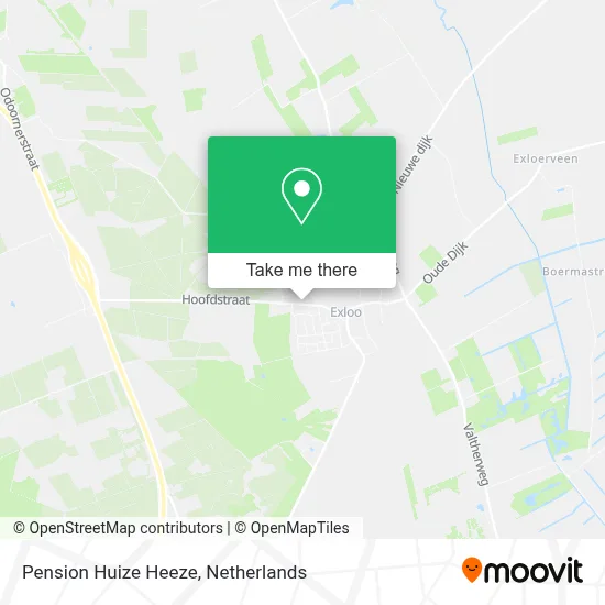 Pension Huize Heeze map