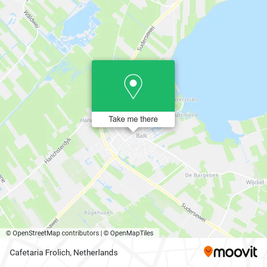 Cafetaria Frolich map