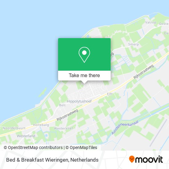 Bed & Breakfast Wieringen map