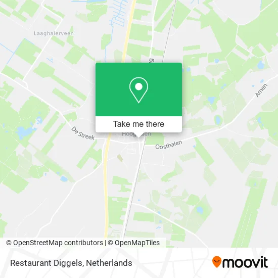 Restaurant Diggels map