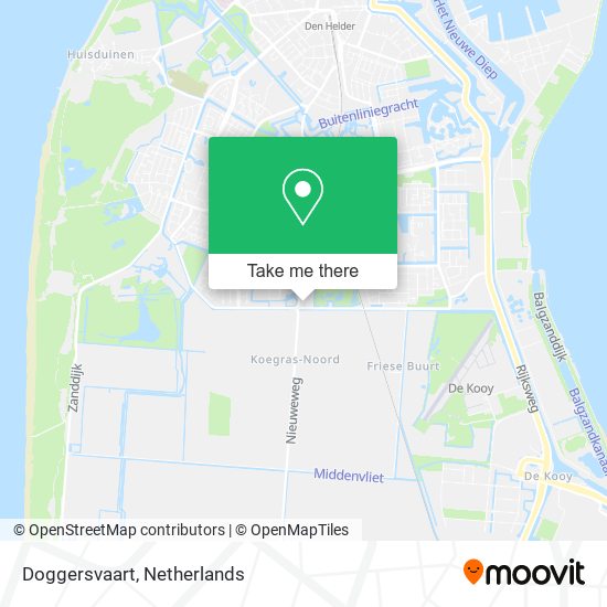 Doggersvaart map