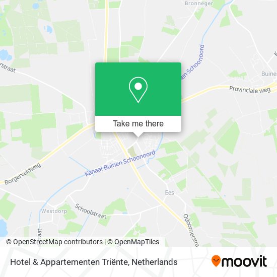 Hotel & Appartementen Triënte map