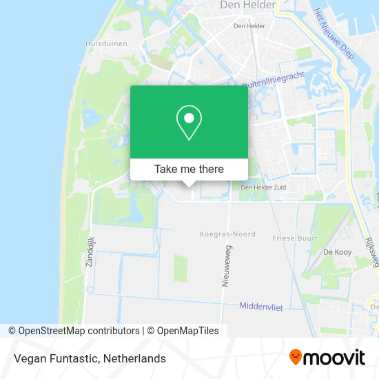 Vegan Funtastic map