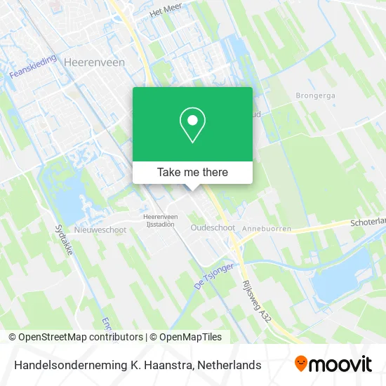 Handelsonderneming K. Haanstra map