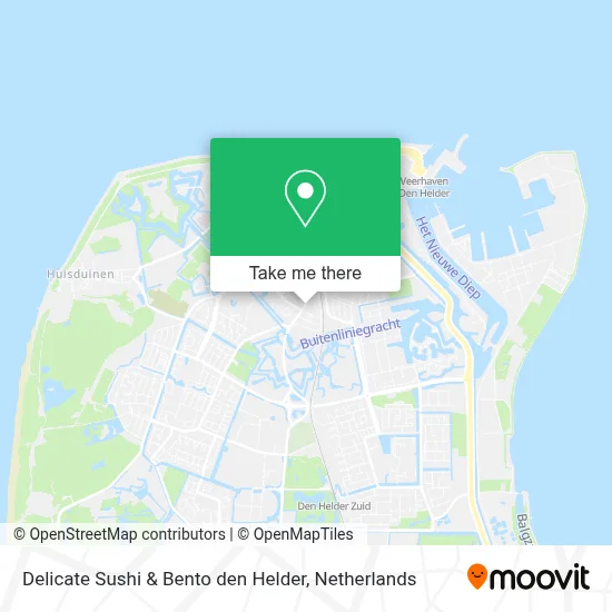 Delicate Sushi & Bento den Helder map