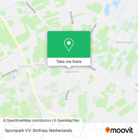 Sportpark V.V. Stnfries map