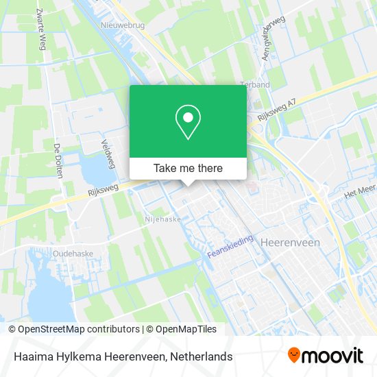 Haaima Hylkema Heerenveen map