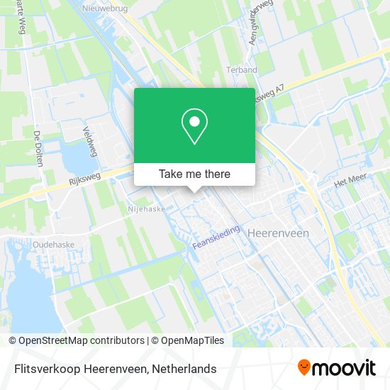 Flitsverkoop Heerenveen Karte