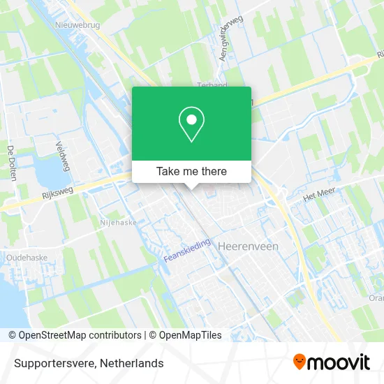 Supportersvere map