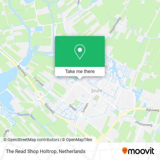 The Read Shop Holtrop map
