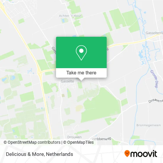 Delicious & More map