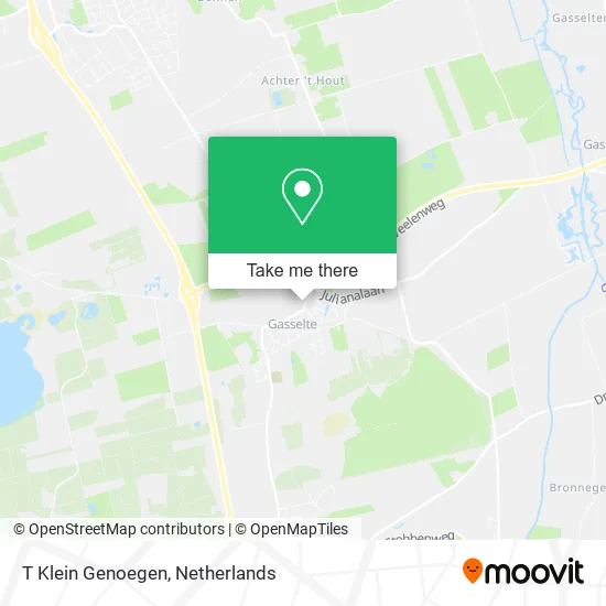 T Klein Genoegen map